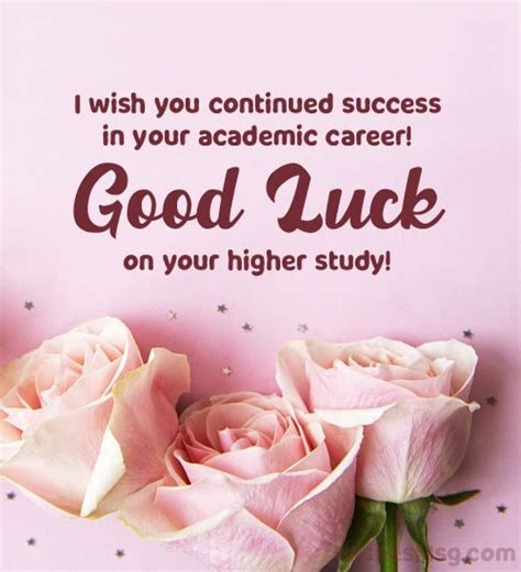 best of luck in school.